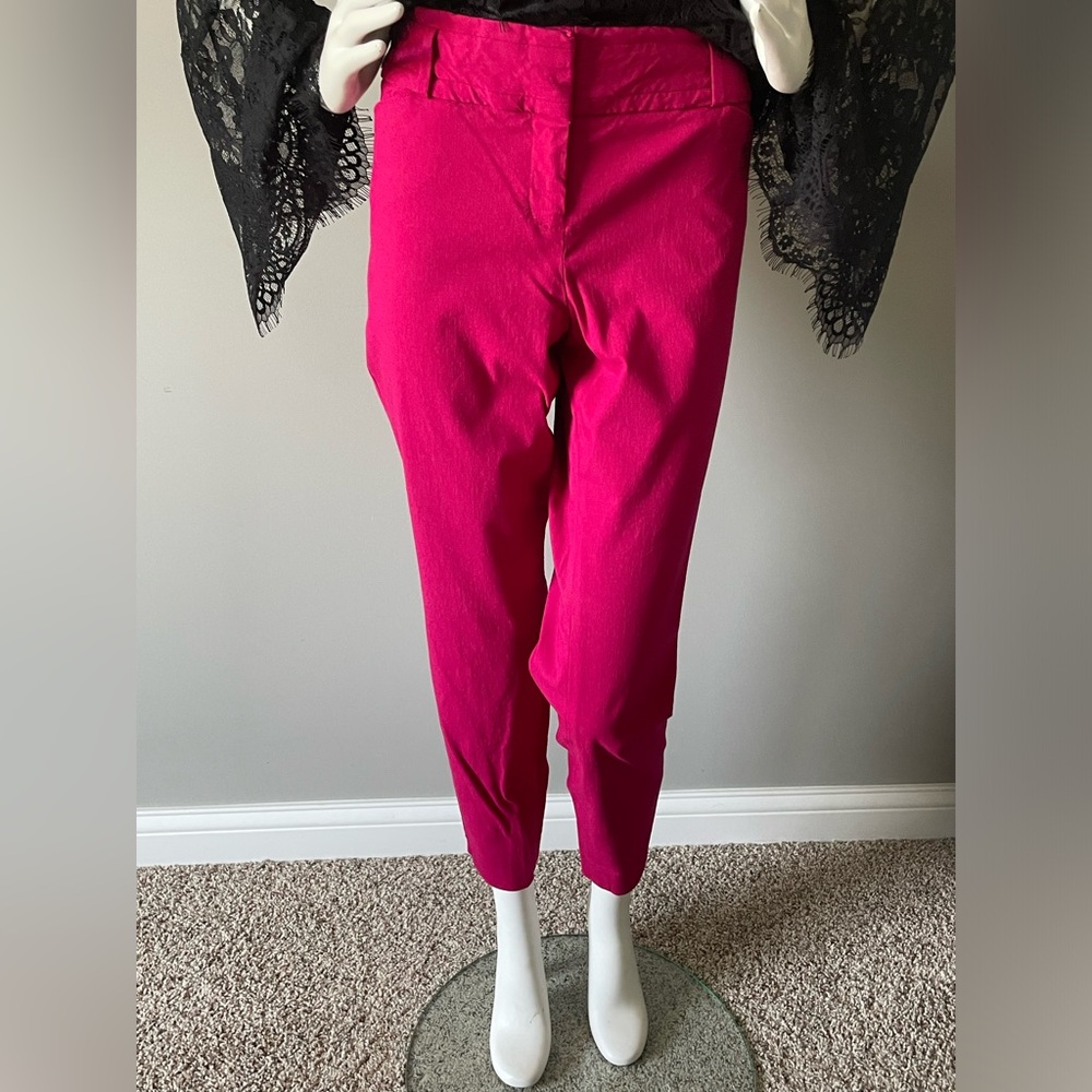 Raspberry The Limited Exact Stretch Women's Ankle Dress Pants Size 14